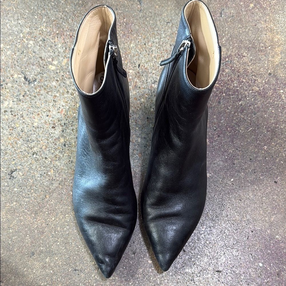 Everlane Black Ankle Booties with Pointed Toe